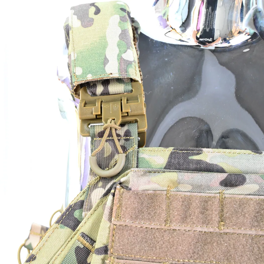 Tactical Training Vest with Inner Storage Bag and Ceramic Tray