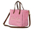 Trendy Pink Faux Fur Women′s Tote Bag for Fashion Lovers