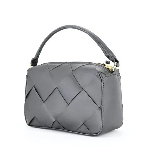 Stylish Black PU Handbag for Women - Versatile and Trendy Accessory
