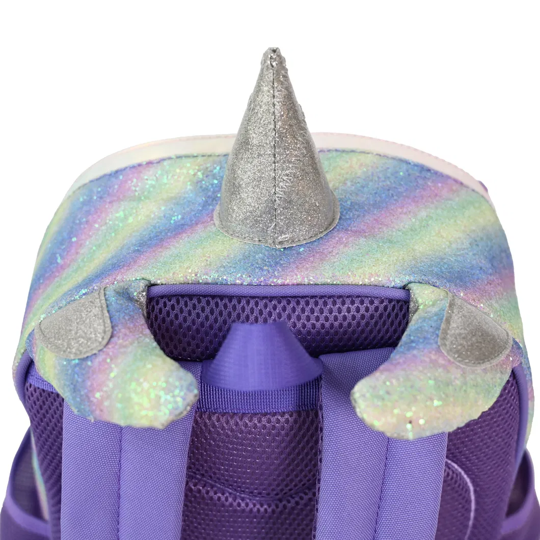 Enchanting Pink Unicorn Backpack with Sparkling Glitter Design