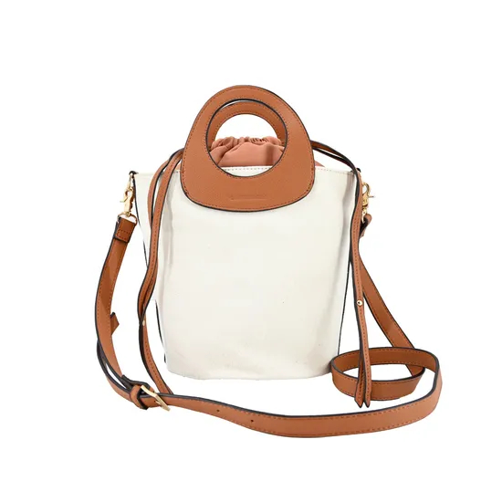 Trendy Bucket Bag with Drawstring and Shoulder Strap for Women