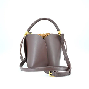 Chic Brown Bucket Bag for Women - Versatile Fashion Accessory
