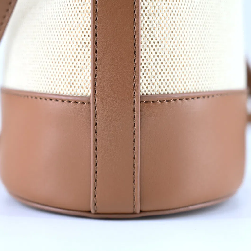 Stylish Brown Leather Backpack with Drawstring Closure for Everyday Use
