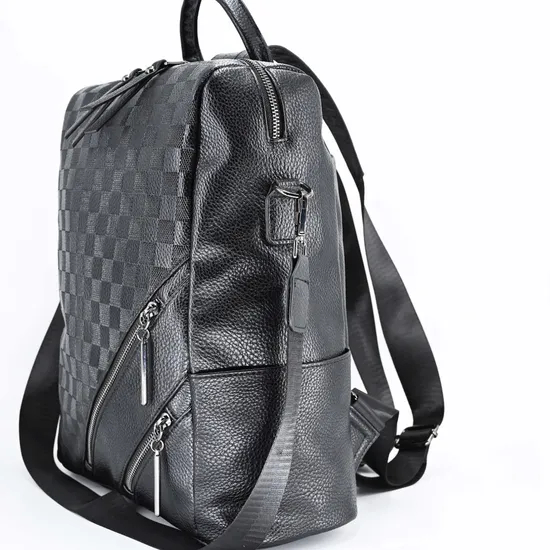 Chic Black PU Backpack for Women - Perfect Daily Use