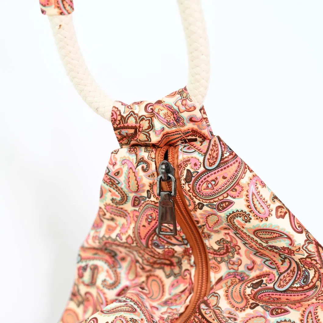 Chic Orange and Yellow Faux Fur Tote Bag for Trendy Women