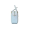 Trendsetting Azure PU Handbag with Adjustable Strap for Versatile Women′s Fashion