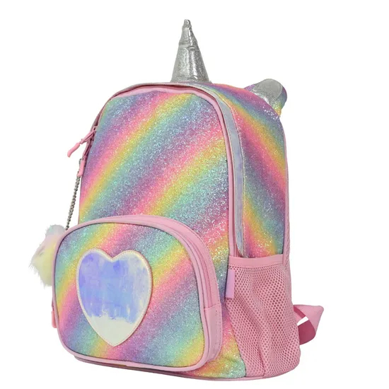 Trendy Pink Unicorn School Backpack for Girls, Perfect for Kids