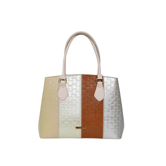 Elegant Minimalist Handbag for Women in off-White Shade