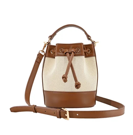 Chic Brown PU Leather Backpack for Women - Minimalist Style