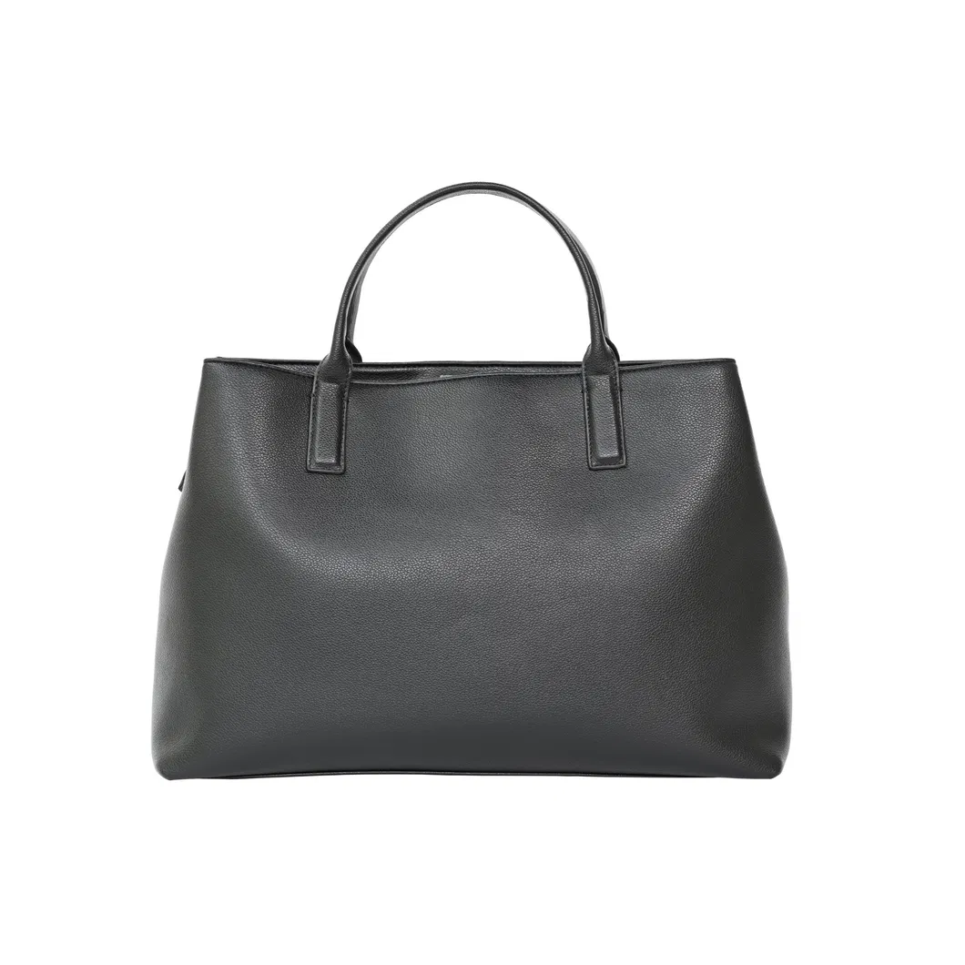 Chic Black PU Commuter Bag with Stylish and Functional for Modern Women