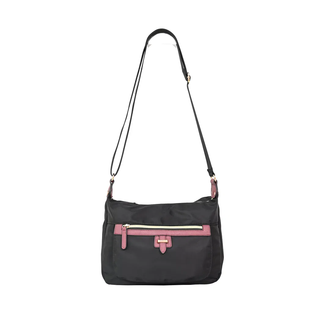 Chic Black Abd Pink Crossbody Bag with Trendsetting Essential for Modern Women