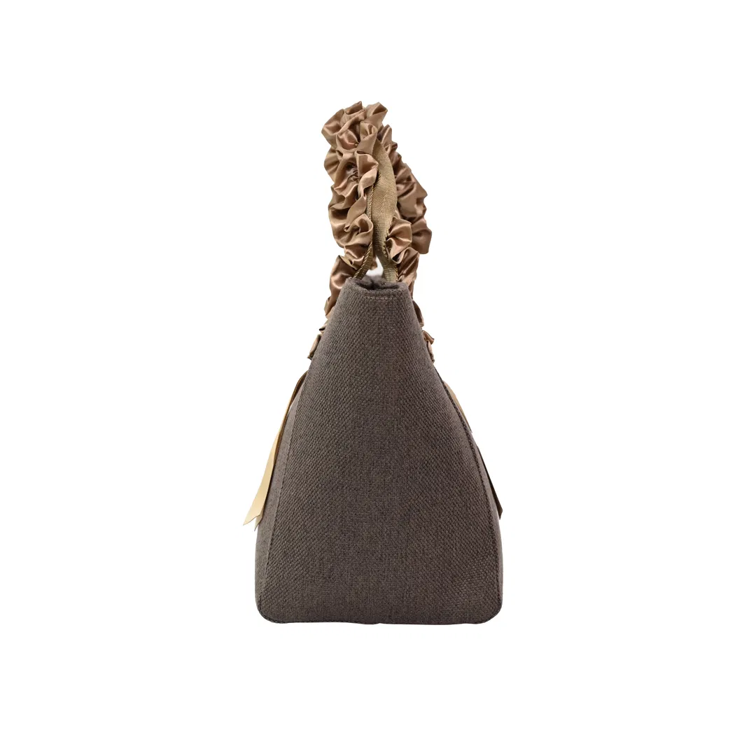Chic Ribbon-Detailed Tote Bag: a Perfect Blend of Elegance and Functionality
