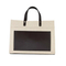 Beige Minimalist Fashion Design Tote Bag for Shopping and Everyday Use