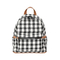 Make Monochrome Checkerboard Backpack with Epitome of Chic Style