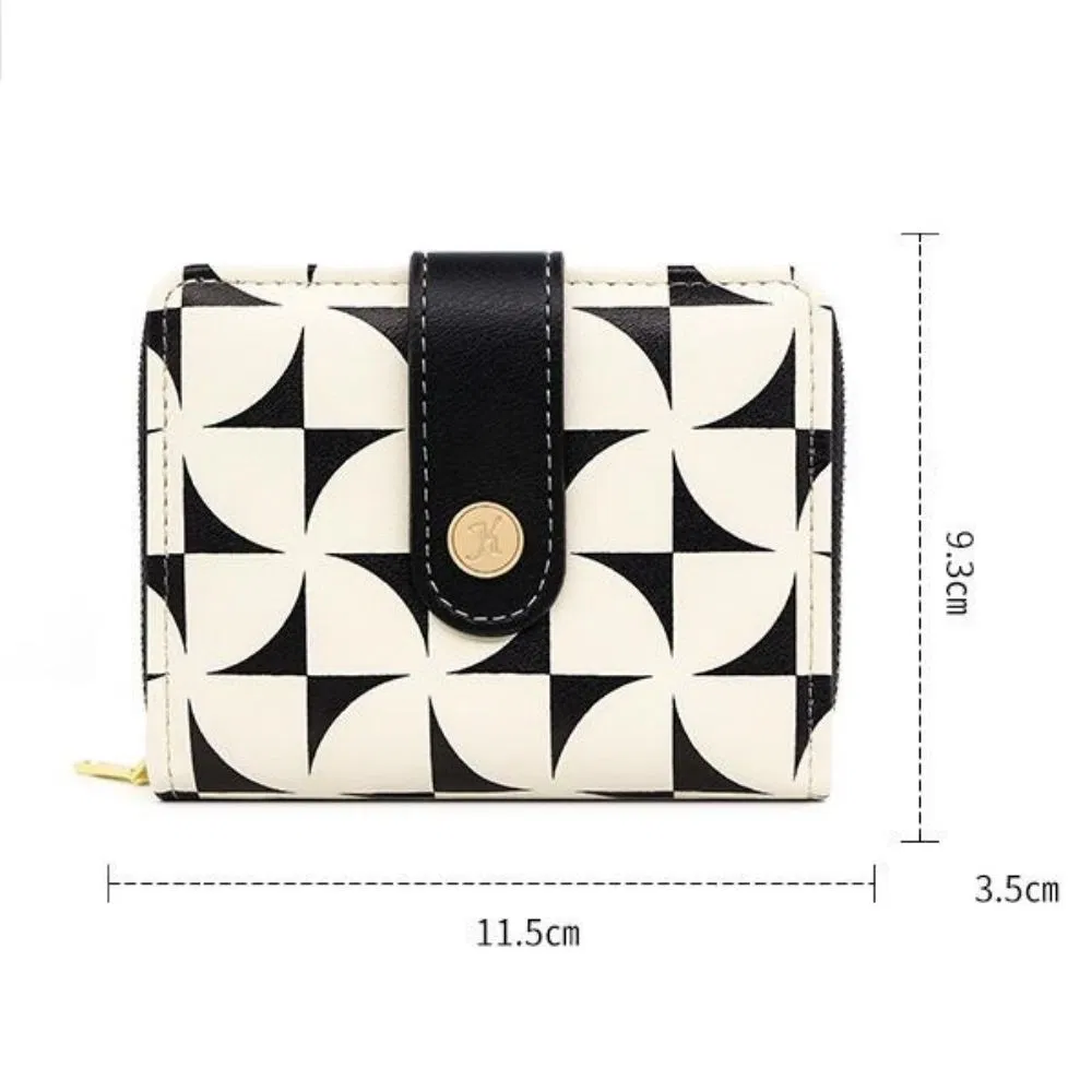 Elegant and Stylish Irregular Pattern Ladies&prime; Wallet and Coin Purse