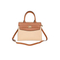 Chic Brown PU Tote Bag for Women: Trendy and Versatile