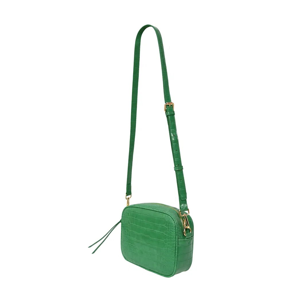 Women&prime;s Small Crossbody Bag in Emerald Green with Trendy &amp; Functional