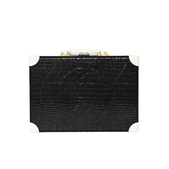 Elegant Black Jewelry Organizer Box for Women′s Accessories