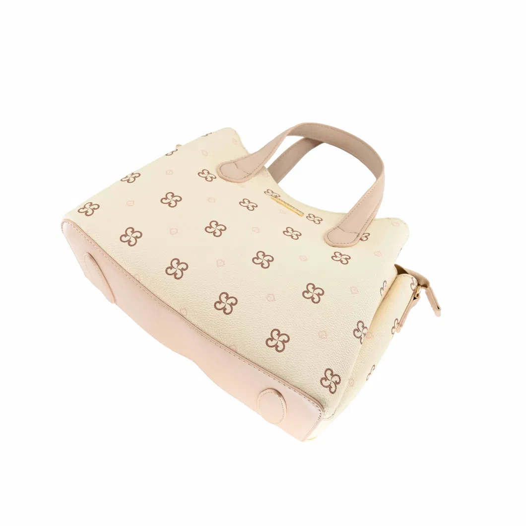 Elegant Style Delicate Clover with Patterned Handbag Unlock a New Elegant Look