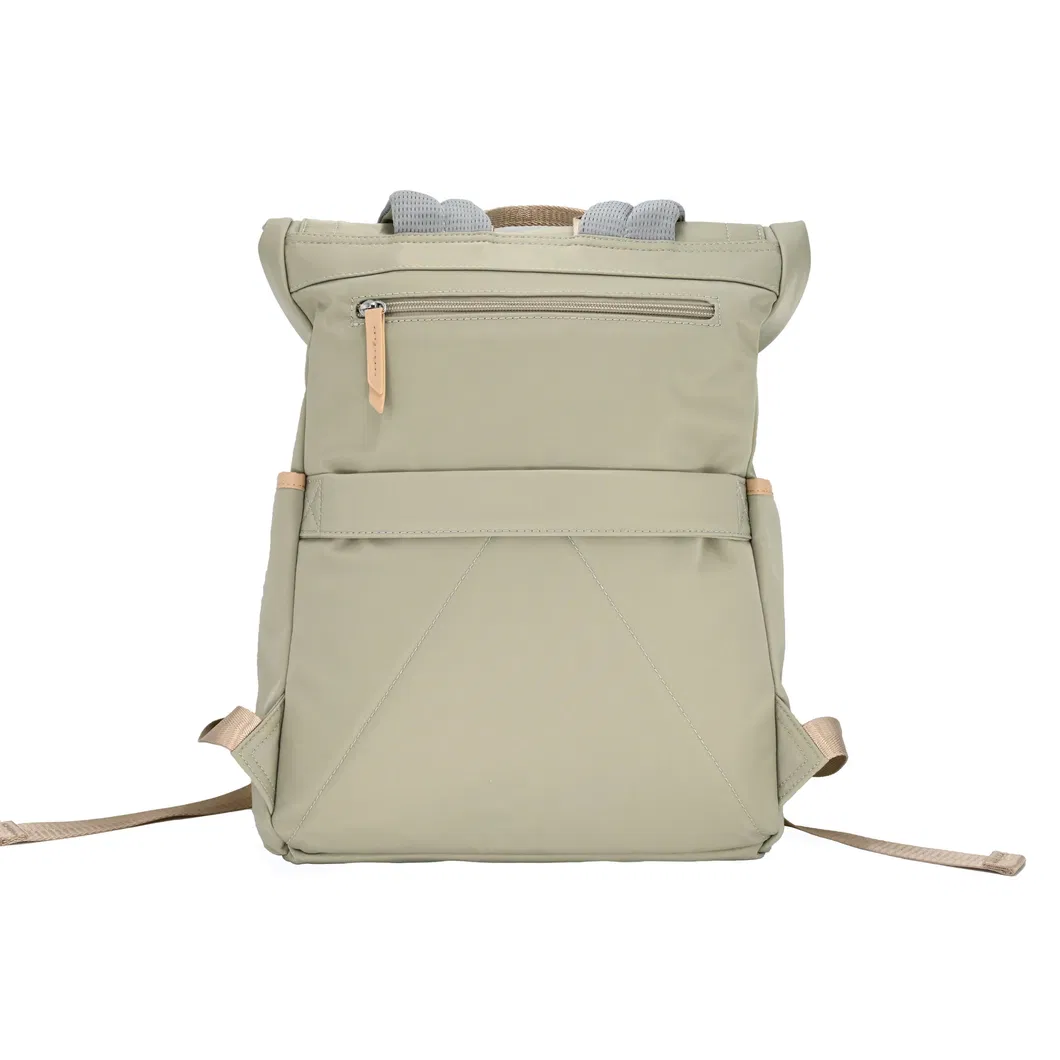 Elegant Minimalist Backpack in Light Green &ndash; Perfect for Stylish Women