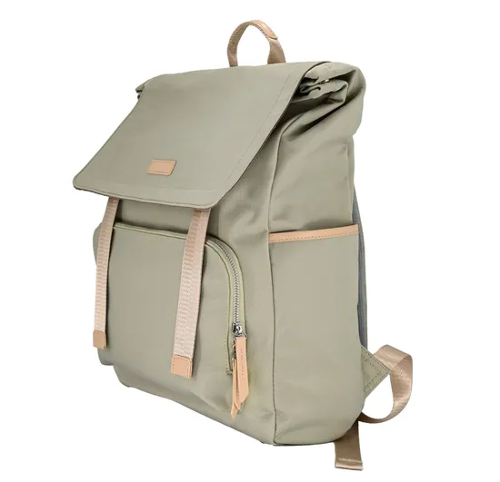 Trendy Light Green Backpack for College Women and Students