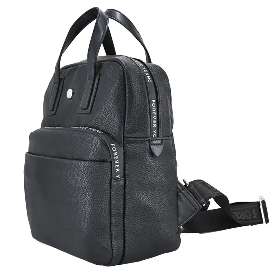 Trendy Women′s Soft Leather Travel Backpack for Commuting