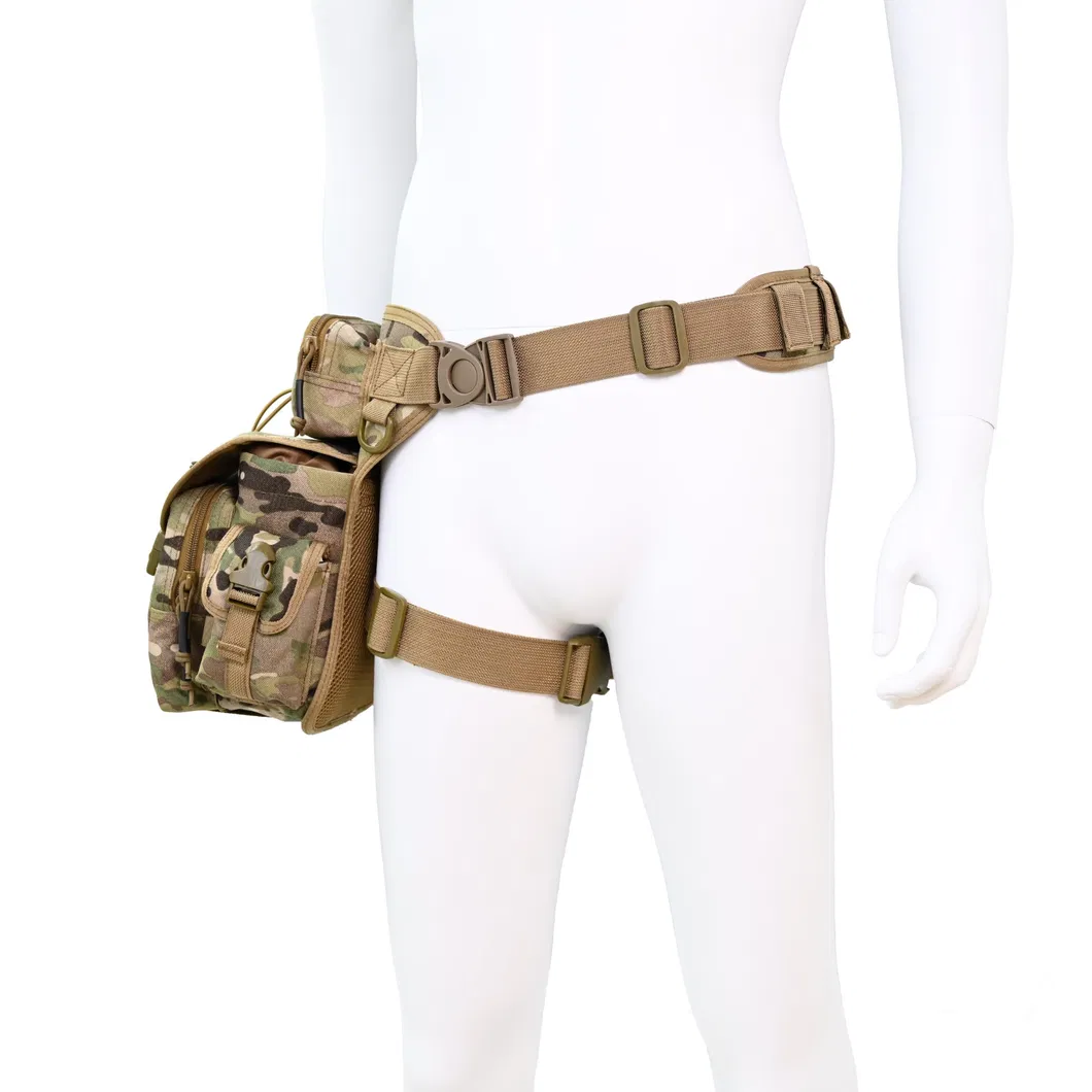 Camouflage Outdoor Tactical Waist Bag Hunting Leg Bag Convenient Multifunctional Storage Equipment