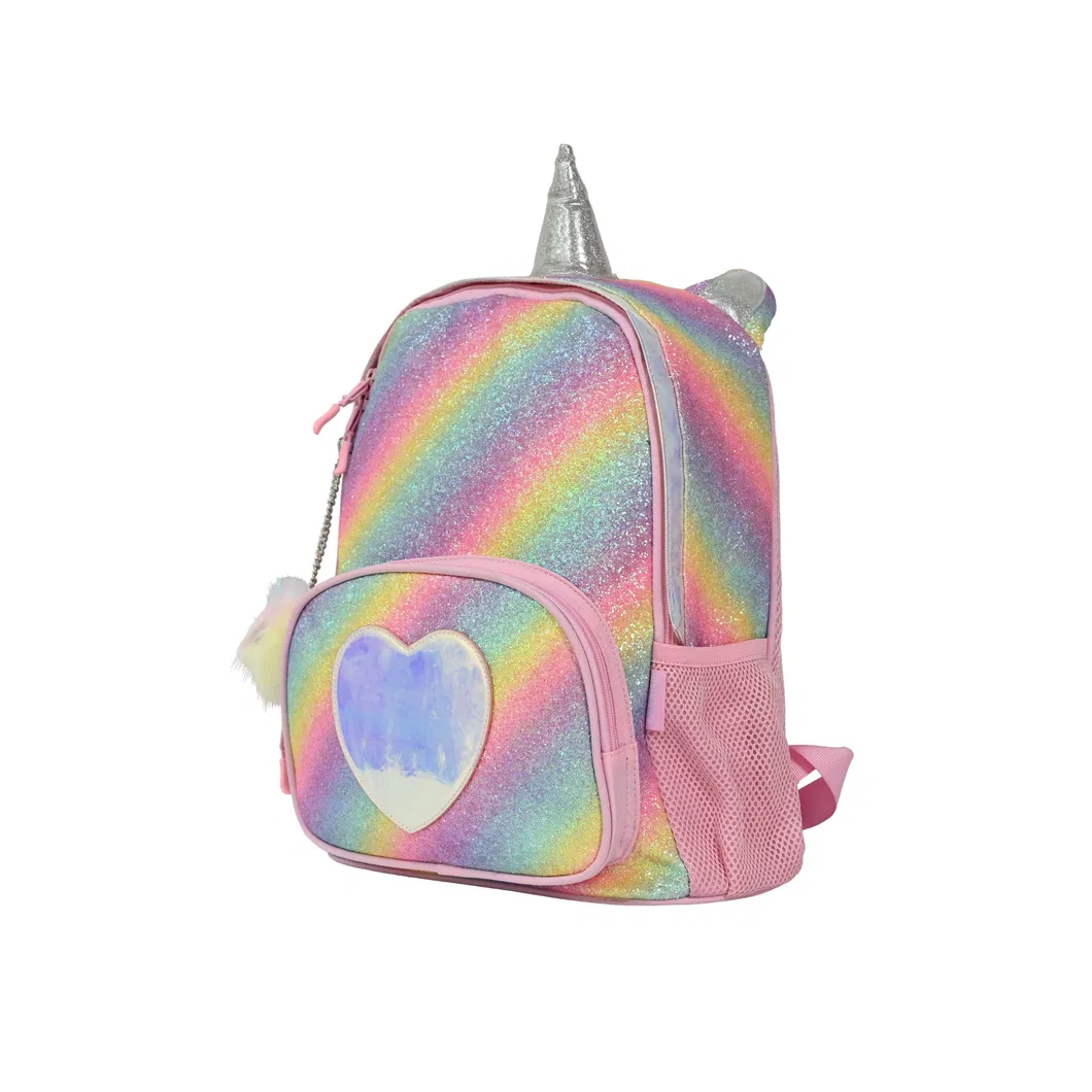 Sparkling Unicorn Backpack for Girls - Vibrant Cartoon Style