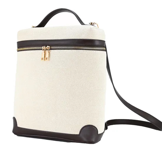 Stylish Woven Fabric Backpack for Women’ S Work and Daily Use