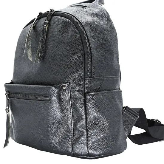 Stylish Black PU Backpack for Women - Ideal for Everyday Use