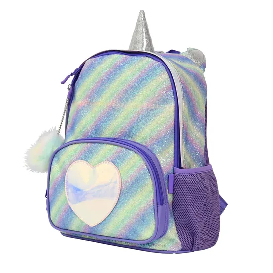 Trendy Purple Unicorn Backpack for School Girls - Ideal for Everyday Use