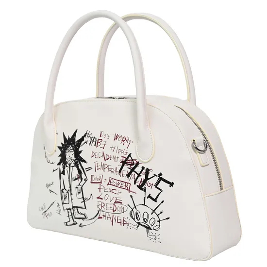 The Stylish White Handbag Showcases Unique Japanese Design Details
