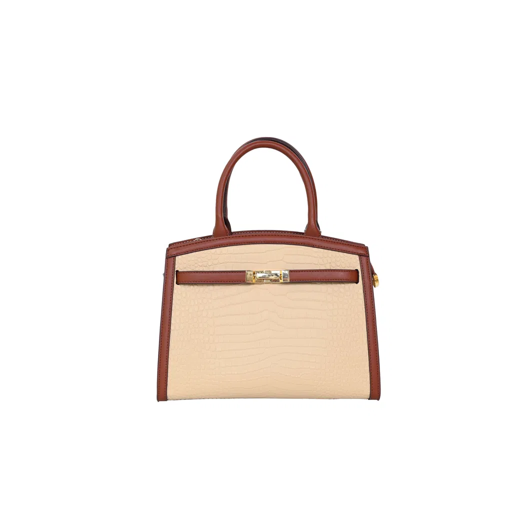 Chic Brown PU Tote Bag for Fashion-Forward Women