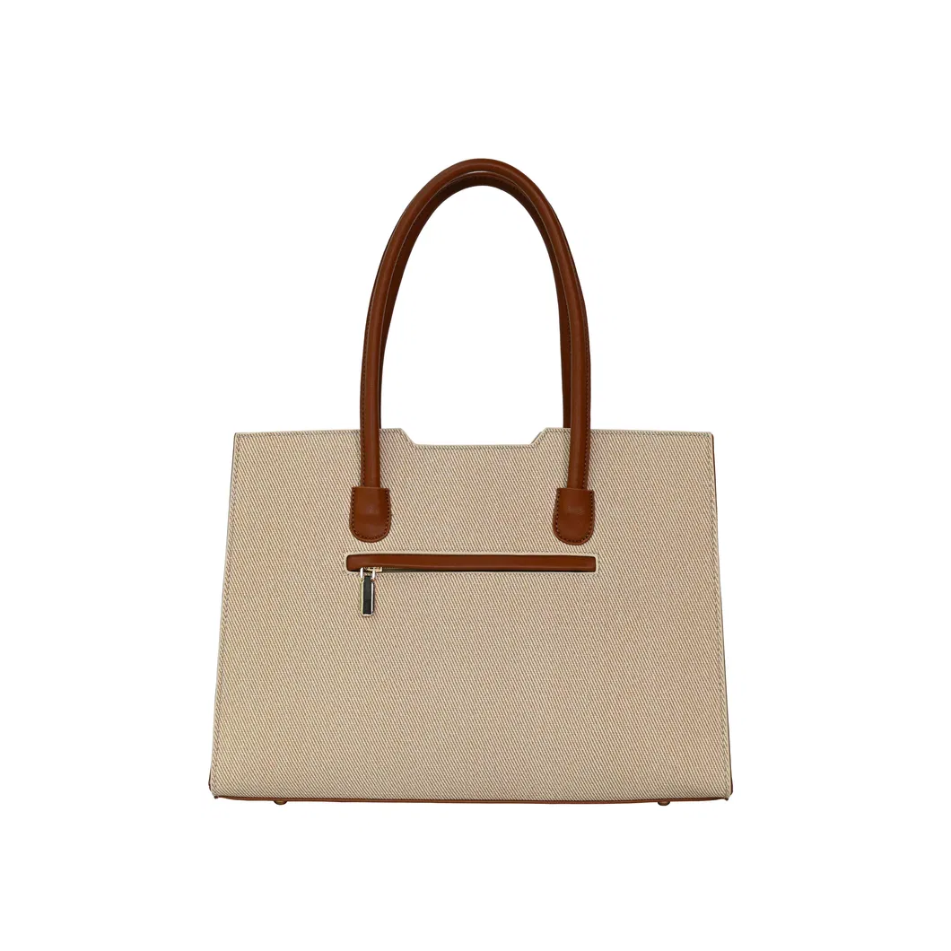 a Brown Ladies&prime; Handbag with a Strong Sense of High-End Design