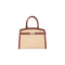 The Brown Essential: PU Tote Bag for Stylish Women