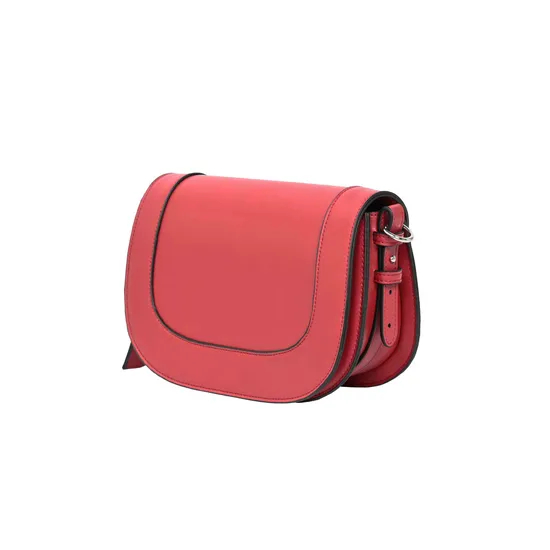 Chic Minimalist Red PU Leather Handbag for Stylish Women