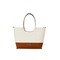 Chic Brown and Beige Handbag for Stylish Women