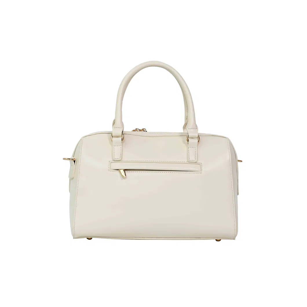 Modern Chic off-White Handbag for Women with Streamlined Design