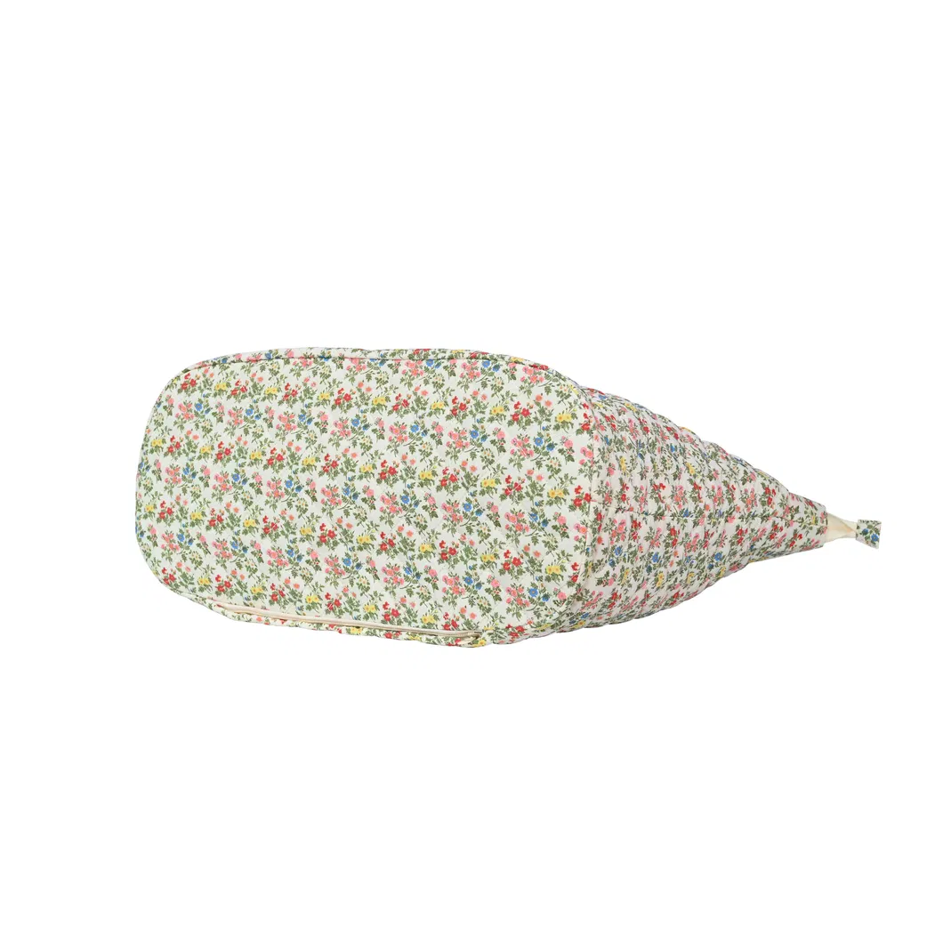Chic Eco-Friendly Floral Handbag Set with Travel Companion