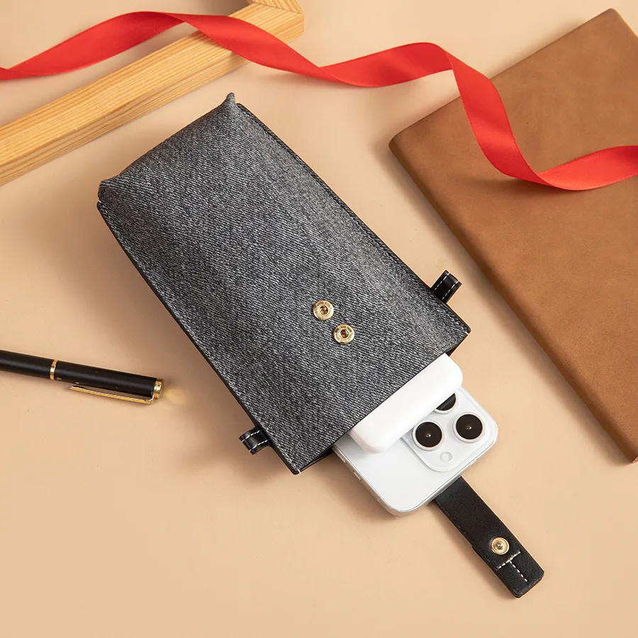 Stylish Minimalist Portable Canvas Storage Pouch for Organizing