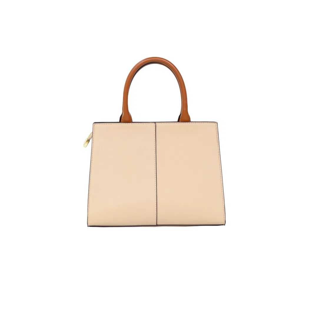 Chic &amp; Practical: Brown PU Tote Bag for Everyday Elegance