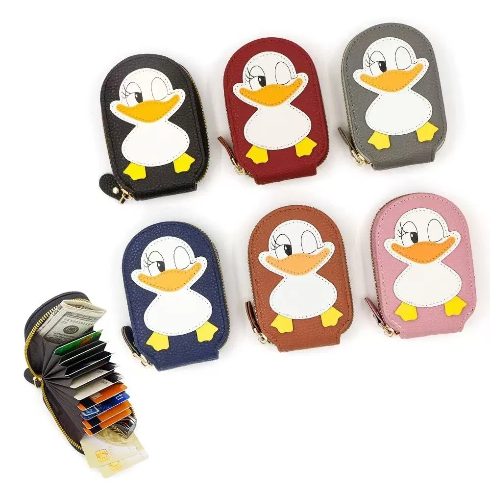 Adorable Cartoon-Themed Duck Coin Purse and Wallet for Kids