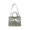 High - Silver Grey Crocodile - Print Fashion Handbag for Commuting