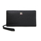 Stylish Premium Matte Black PU Wallet with Coin Pouch for Men