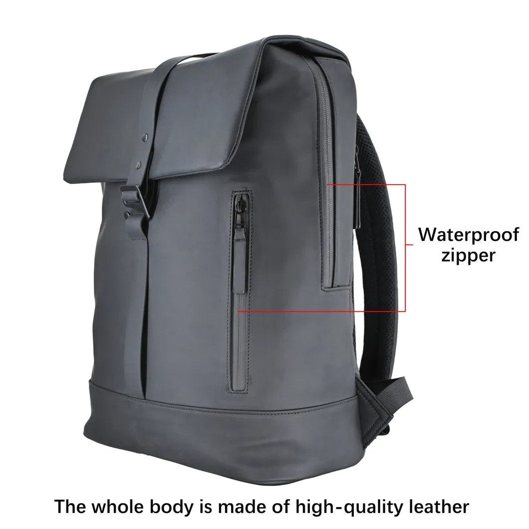 Sleek Black Backpack for Your Essential Laptop Companion for Work &amp; Study