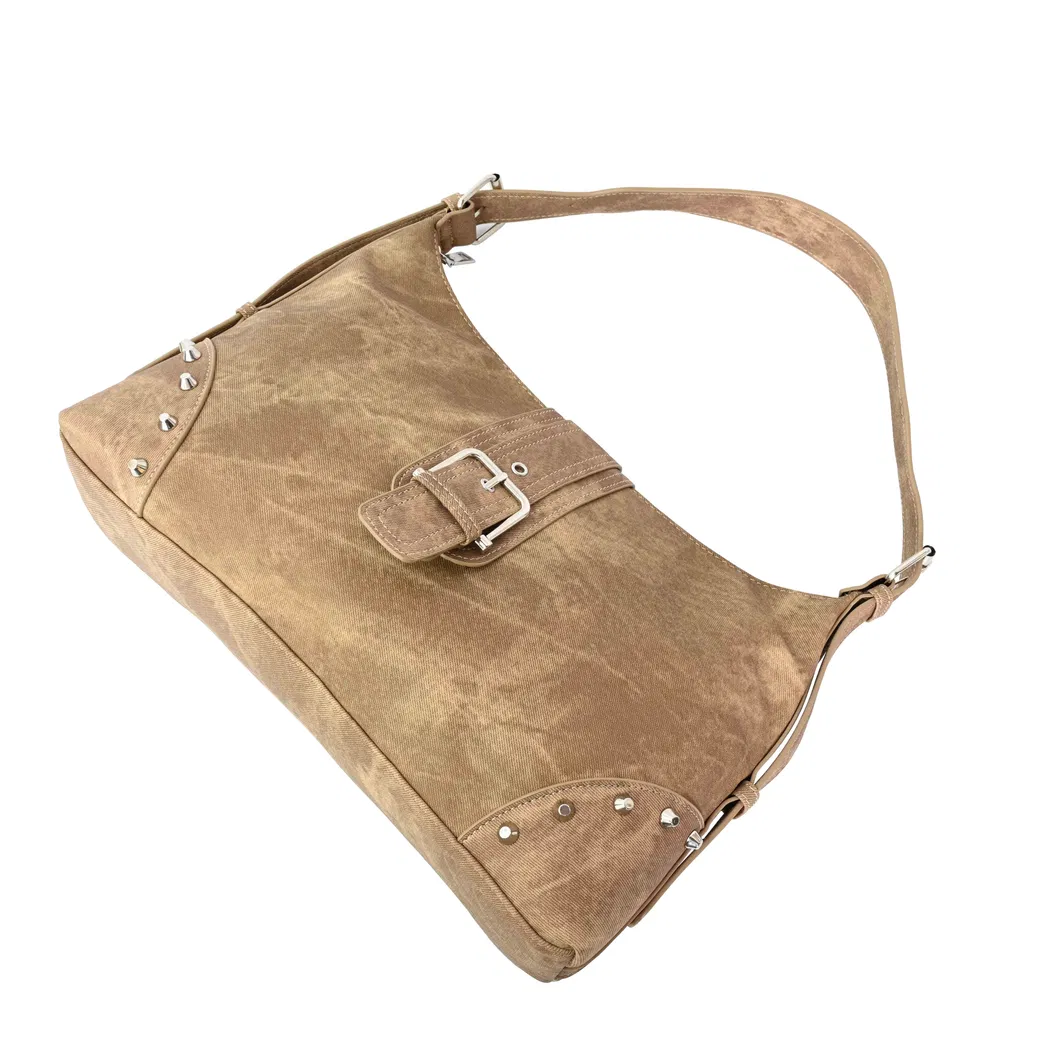 Brown Vintage Crossbody Bag Stylish Unisex Design with Classic Retro Style