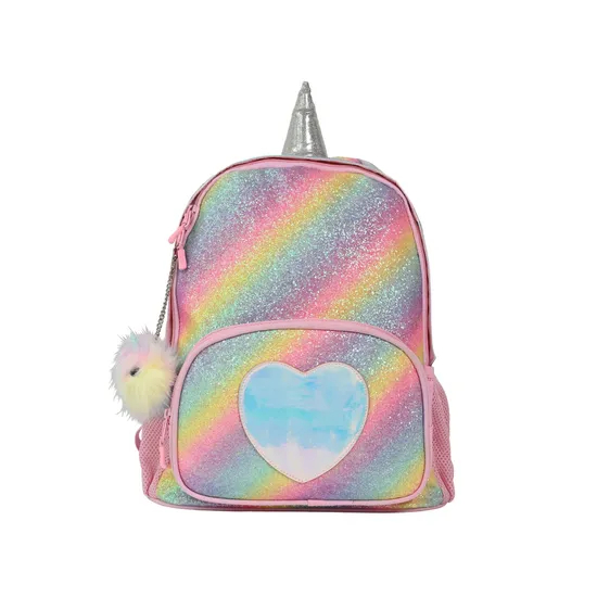 Trendy Pink Unicorn School Backpack for Girls′ Style