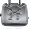 Fashionable and Elegant Women′s Bag with Black Butterfly Element Design