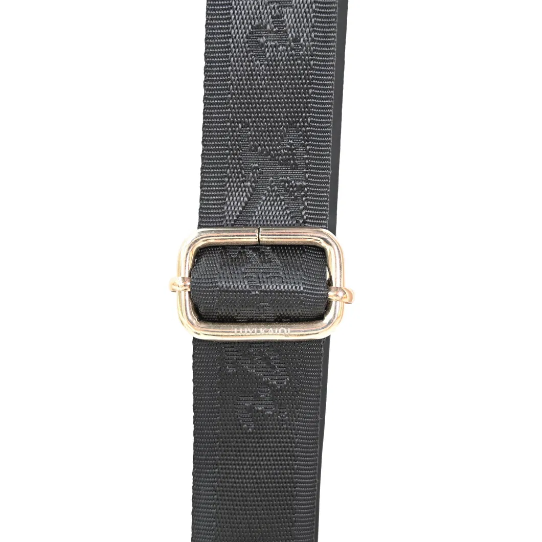 Chic Black Single-Shoulder Handbag with Sparkling Gemstone Accents