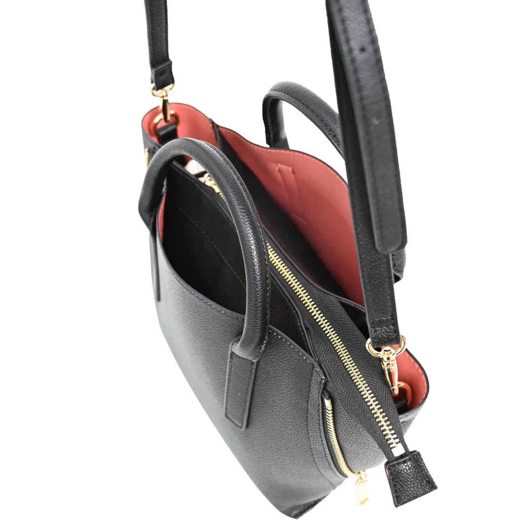 Elegant Women&prime;s Evening Handbag with Distinctive Cracked Zipper